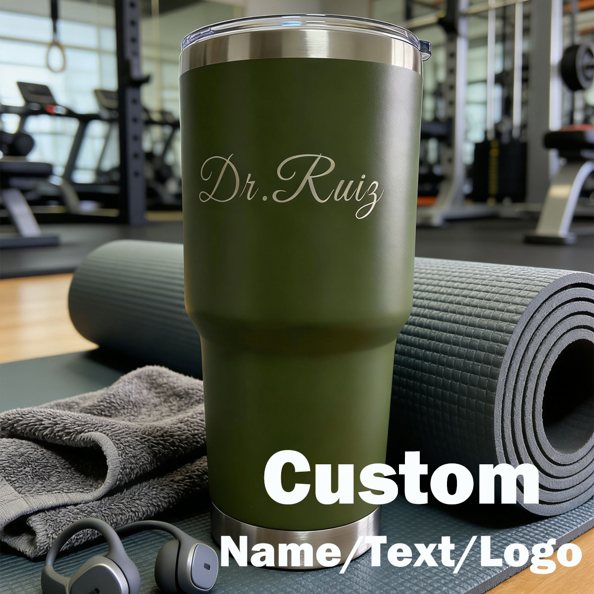 Aquatic Gym - Vaso Personalizado de Acero Inoxidable con