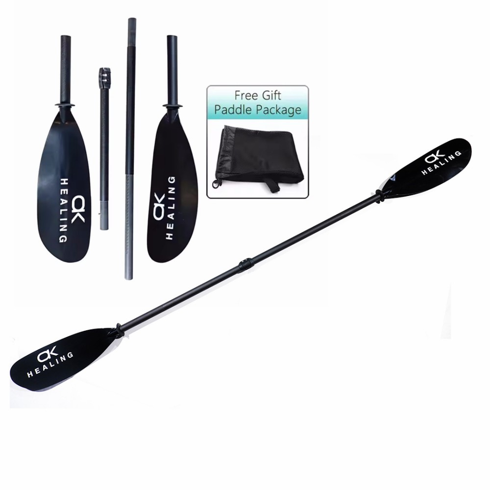 Kayak Paddle Carbon - Remo de kayak de carbono negro
