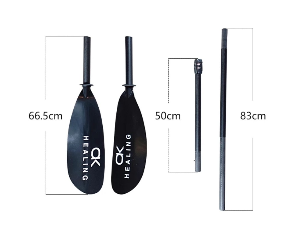 Remo de kayak de carbono negro - Kayak Paddle Carbon reseña y precio