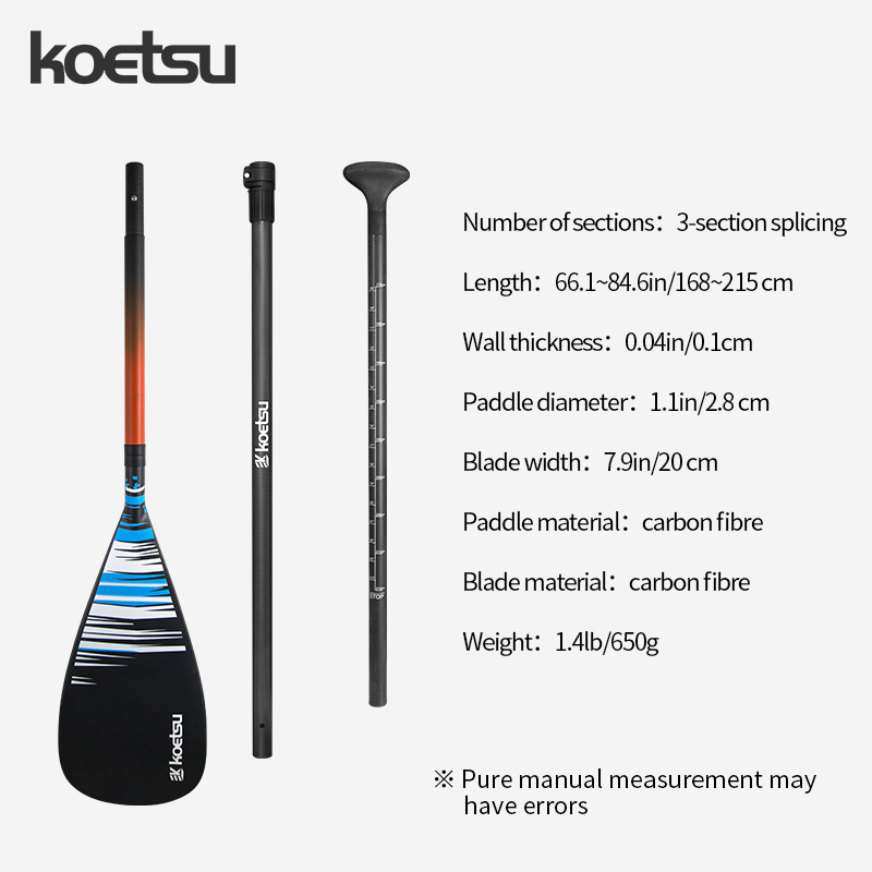 KOETSU-paleta de fibra de carb - Kayak Paddle Carbon reseña y precio