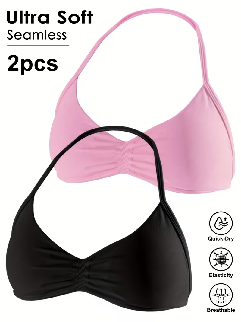 2 piezas Top corto sexy sin co - Aquatic Gym reseña y precio