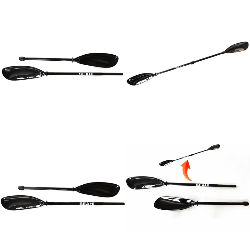 Pala de kayak de 2 secciones 1 - Kayak Paddle Carbon reseña y precio